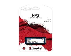 SOLID STATE DISK 1TB KINGSTON M.2 NVME PCI 4.0 NV2 SNV2S/1000G