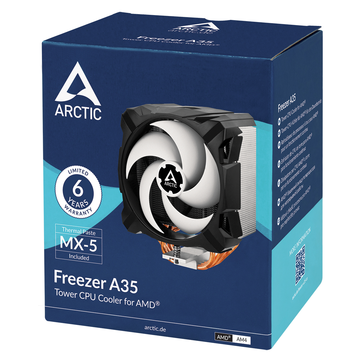 DISSIPATORE ARCTIC FREEZER A35 AMD AM4 AM5 ACFRE00112A - Pc Frog %