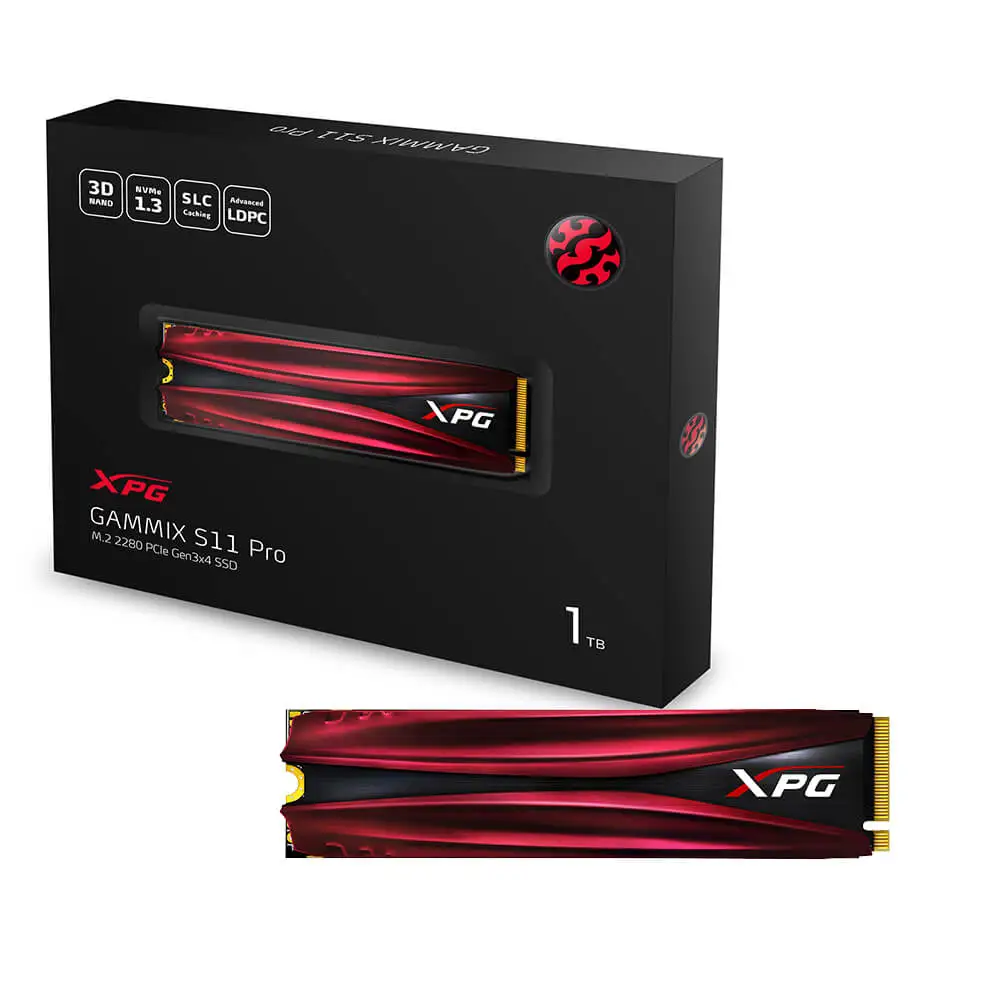 SOLID STATE DISK 1TB ADATA M.2 NVME GAMING XPG S11 PRO AGAMMIXS11P-1T-C