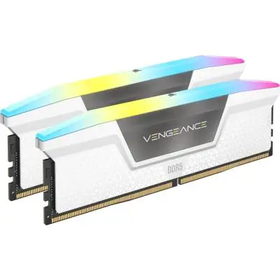 RAM 32GB (2x16) 6000MHZ DDR5 VENGEANCE RGB CORSAIR WHITE CMH32GX5M2B6000C30W
