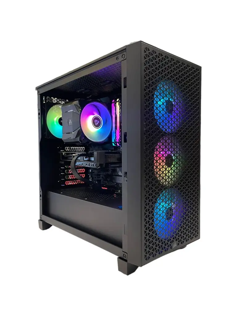 CASE CORSAIR AIRFLOW 3000D ATX RGB USB 3.0 NO ALIM BLACK 4x120mm CC-9900019-WW