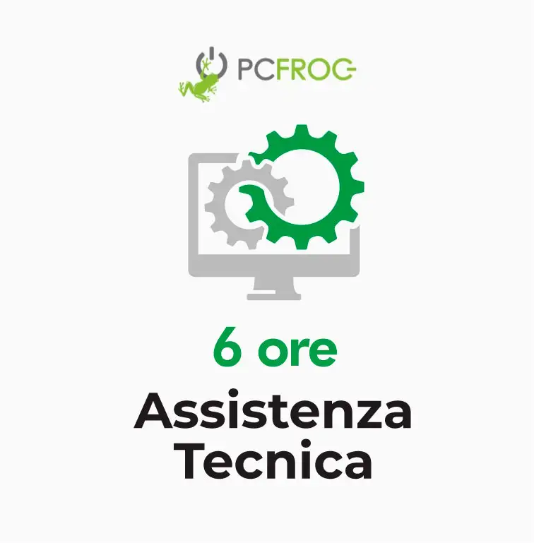 ASSISTENZA TECNICA - 6 ORE Le 6 ore potranno essere utilizzate per qualsiasi intervento sia in remoto sia presso il nostro laboratorio. Il pacchetto di assistenza è valido per 365 giorni dalla data di acquisto.