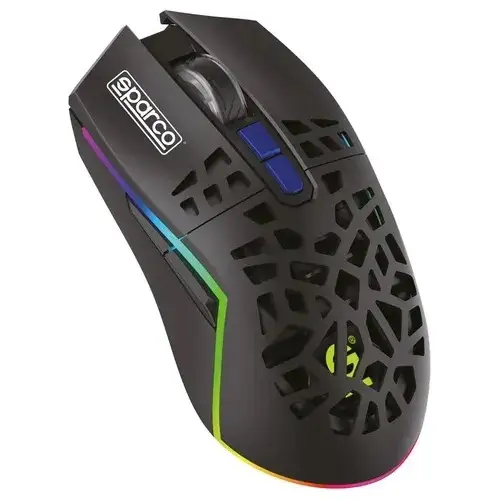 MOUSE GAMING WIRELESS SPARCO CLUTCH RGB 4800DPI NERO