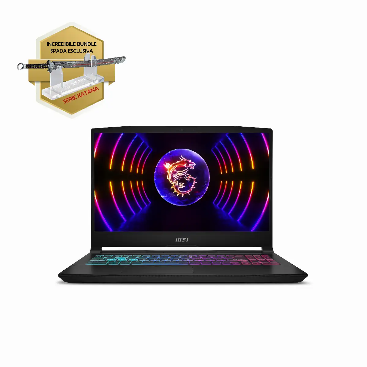 NB MSI KATANA 15 B12VGK-1066IT I7-12650H 16GB SSD 1TB VGA RTX4070 8GB 15.6" FHD 144Hz IPS WIN 11 9S7-158571-1066