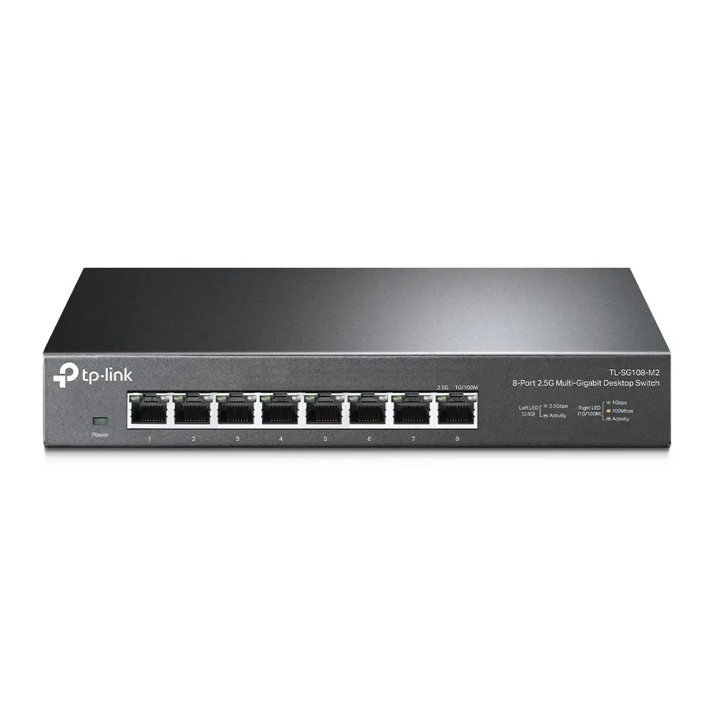 SWITCH TP-LINK DESKTOP GIGABIT 8 PORTE MULTI-GIGABIT 2,5G TL-SG108-M2