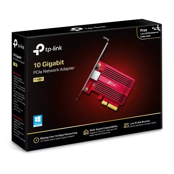 SCHEDA DI RETE TP-LINK 10 GIGABIT PCIe TX401