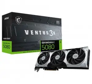 SVGA MSI RTX5080 VENTUS 3X OC 16G 16B DDR7 HDMI DP BLACK