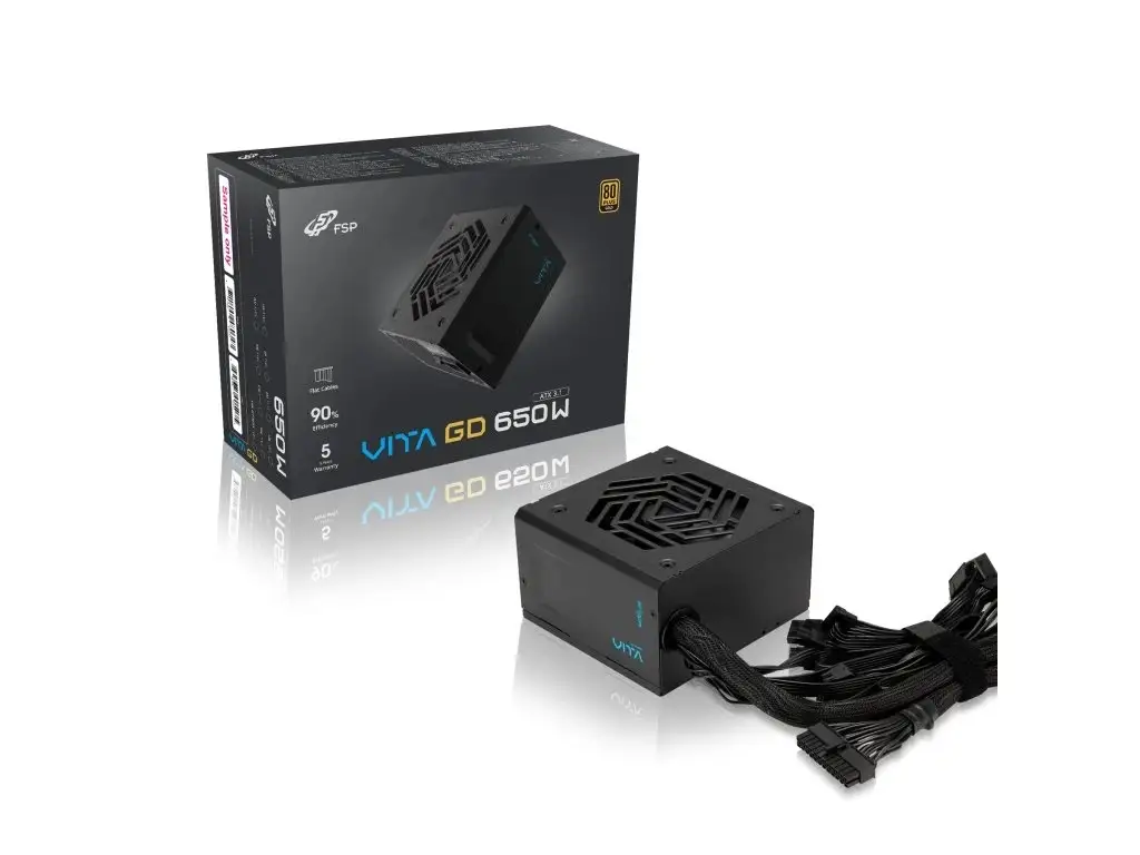 ALIMENTATORE ATX 650W FSP FORTRON VITA 650GD ATX 3.1 80+ GOLD PPA6506804