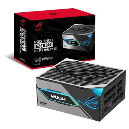 ALIMENTATORE MODULARE ATX 1200W ROG THOR 1200P3-GAMING 80+ PLATINUM 90YE00V2-B0NA00