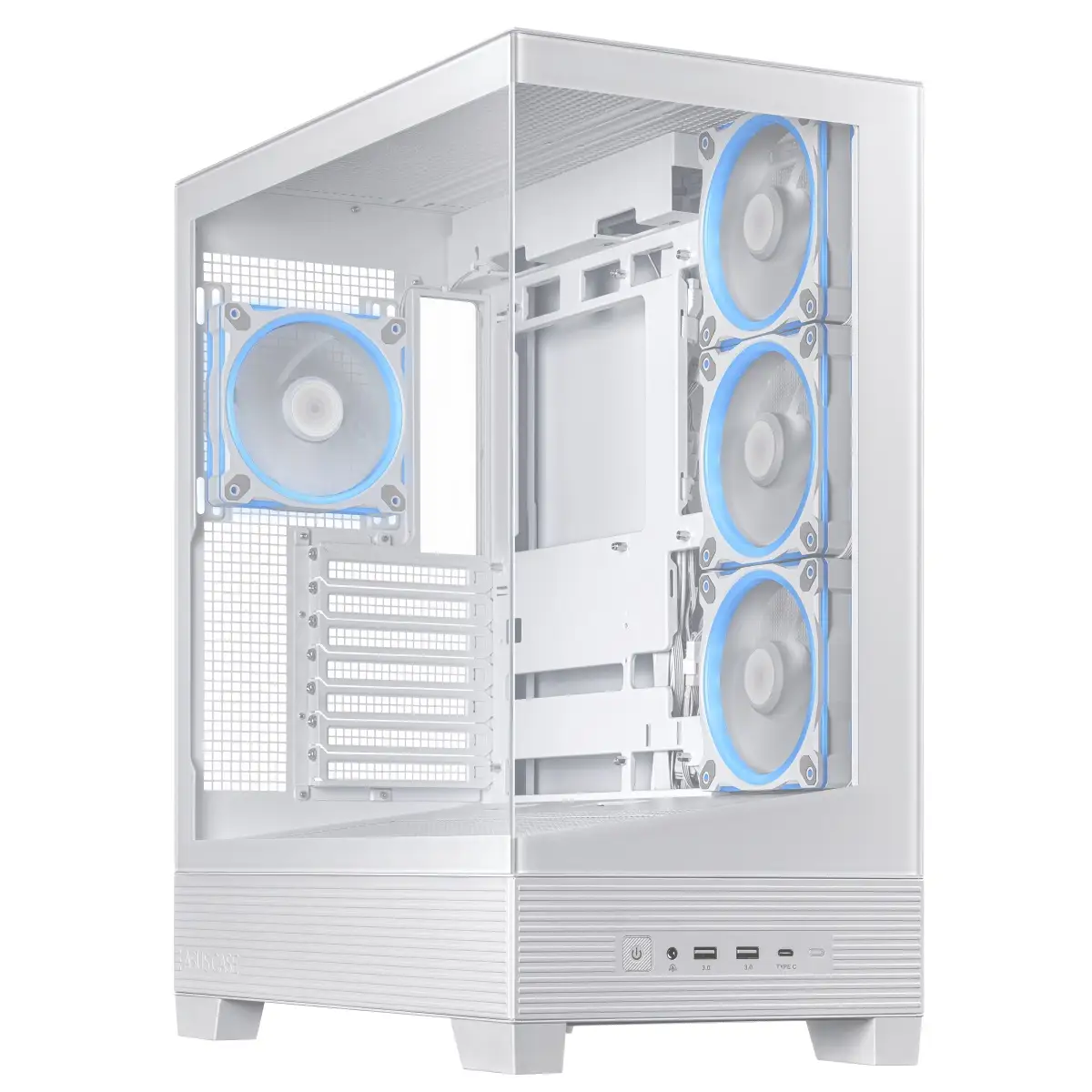 CASE ASUS GAMING A31 PLUS TG ARGB WHITE 90DC00R3-B19000