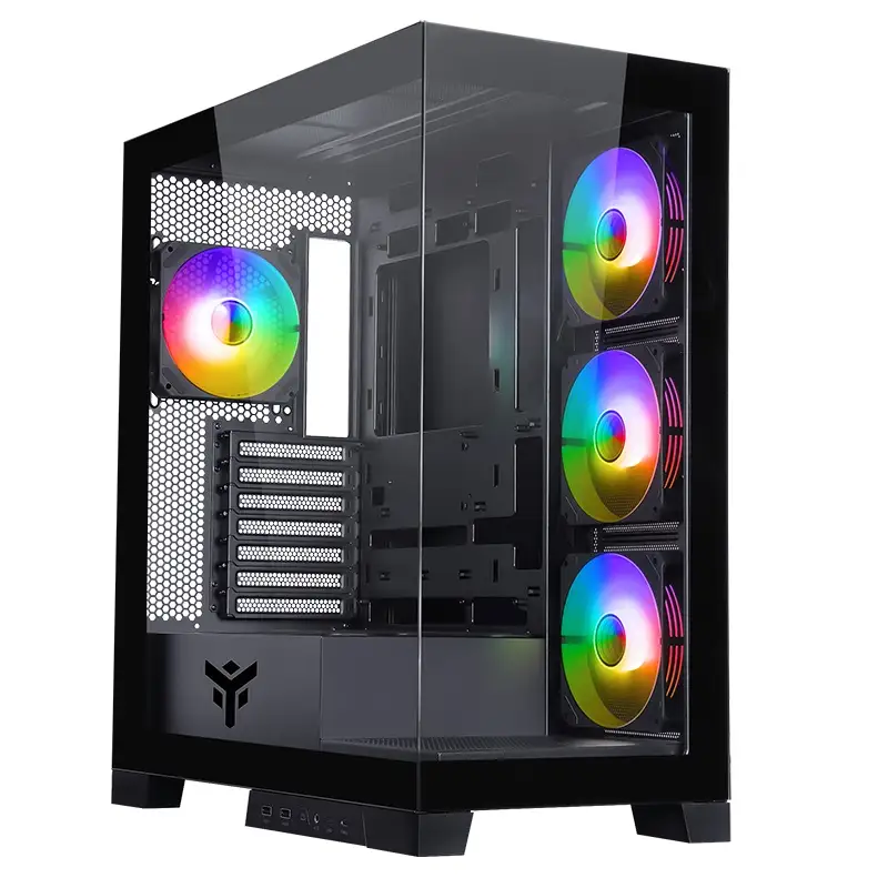 CASE ITEK GAMING ATX SHOWBUI NO ALIM ATX USB3.0 4xARGB NERO ITGCASB45B