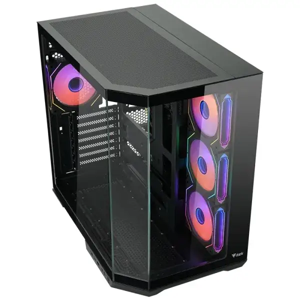 CASE ITEK GAMING ATX DARK CAVE AKU NO ALIM ATX USB3.0 4xARGB BLACK ITGCADCAKB
