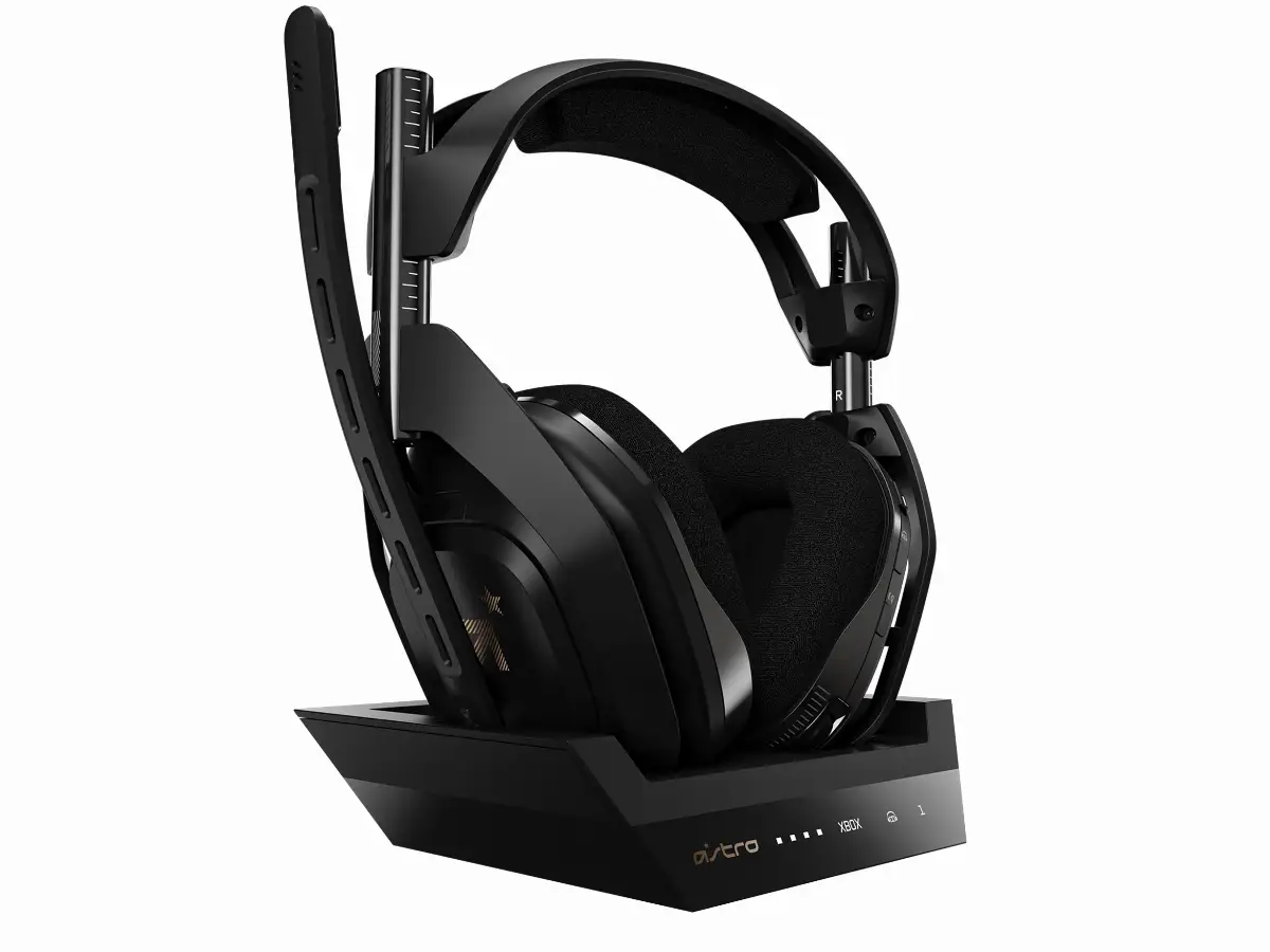 CUFFIA GAMING ASTRO A50 WIRELESS + STAZIONE RICARICA DOLBY ATMOS COMP. CONSOLE NERO