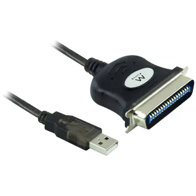 CONVERTITORE DA USB A PARALLELO 1.5MT SUPPORTA IEEE 1284 EW1118
