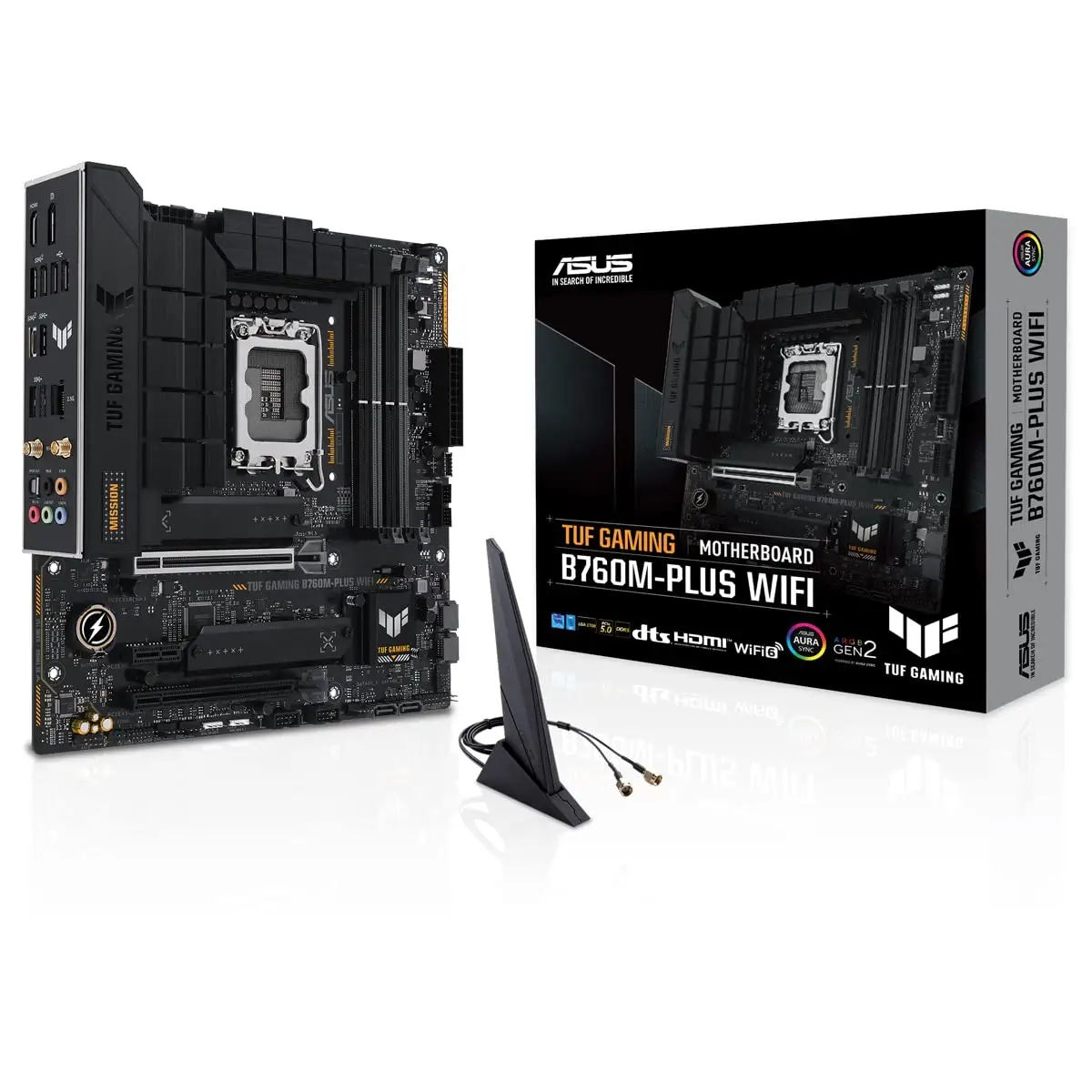 MB ASUS TUF B760M-PLUS WIFI LGA1700 ATX DDR5 GLAN HDMI USB M.2 90MB1ET0-M0EAY0