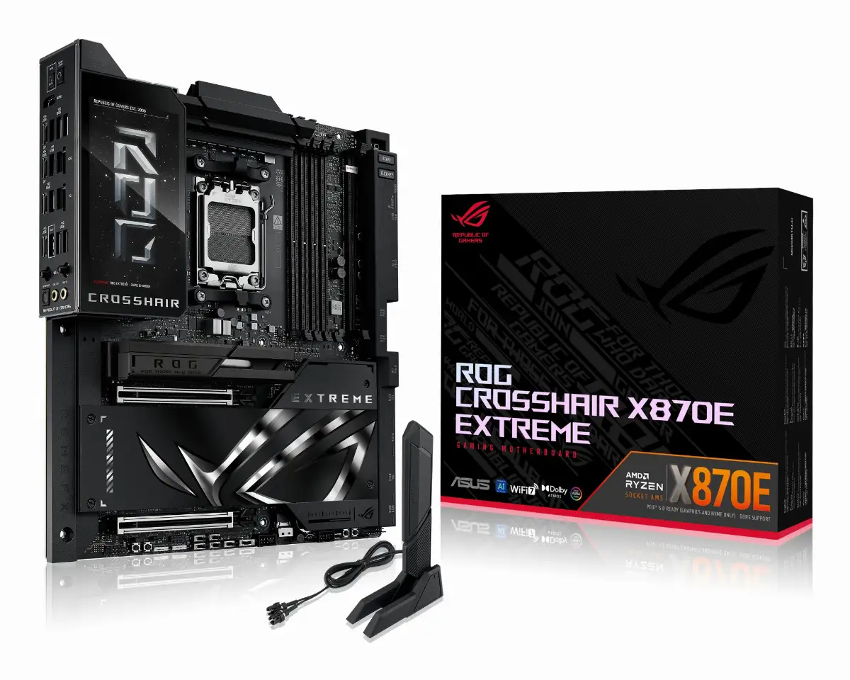 MB ASUS ROG STRIX CROSSHAIR X870E EXTREME WIFI X870 AM5 DDR5 HDMI M.2 WIFI-7 BT ATX 90MB1IE0-M0EAY0