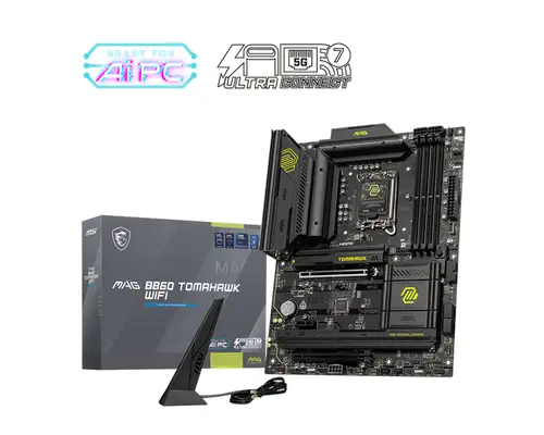 MB MSI MAG B860 TOMAHAWK WIFI ATX LGA1851 DDR5 PERFORMANCE GAMING