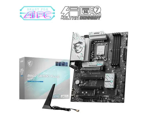 MB MSI B860 GAMING PLUS WIFI ATX LGA1851 DDR5 PERFORMANCE GAMING