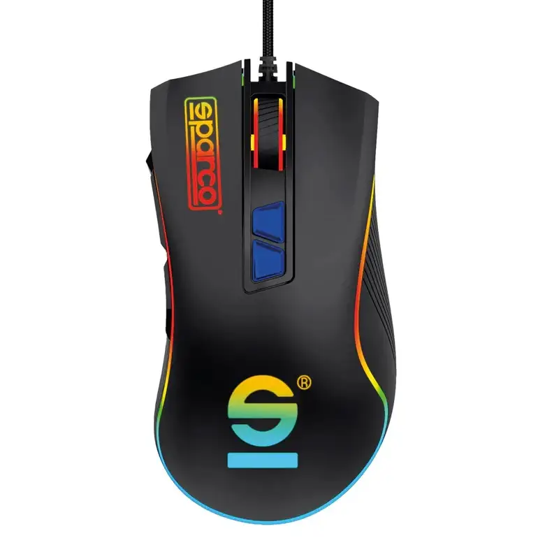MOUSE GAMING SPARCO PRO LINE USB RGB 7200DPI NERO