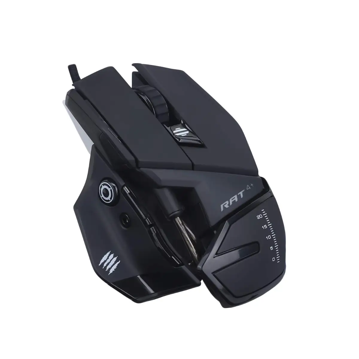 MOUSE GAMING MAD CATZ R.A.T. 4+ USB DPI 7.2K 7 TASTI NERO MR03MCINBL000-0
