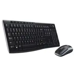TASTIERA + MOUSE WIRELESS LOGITECH MK270 RETAIL CORDLESS OPTICAL NERO 920-004512