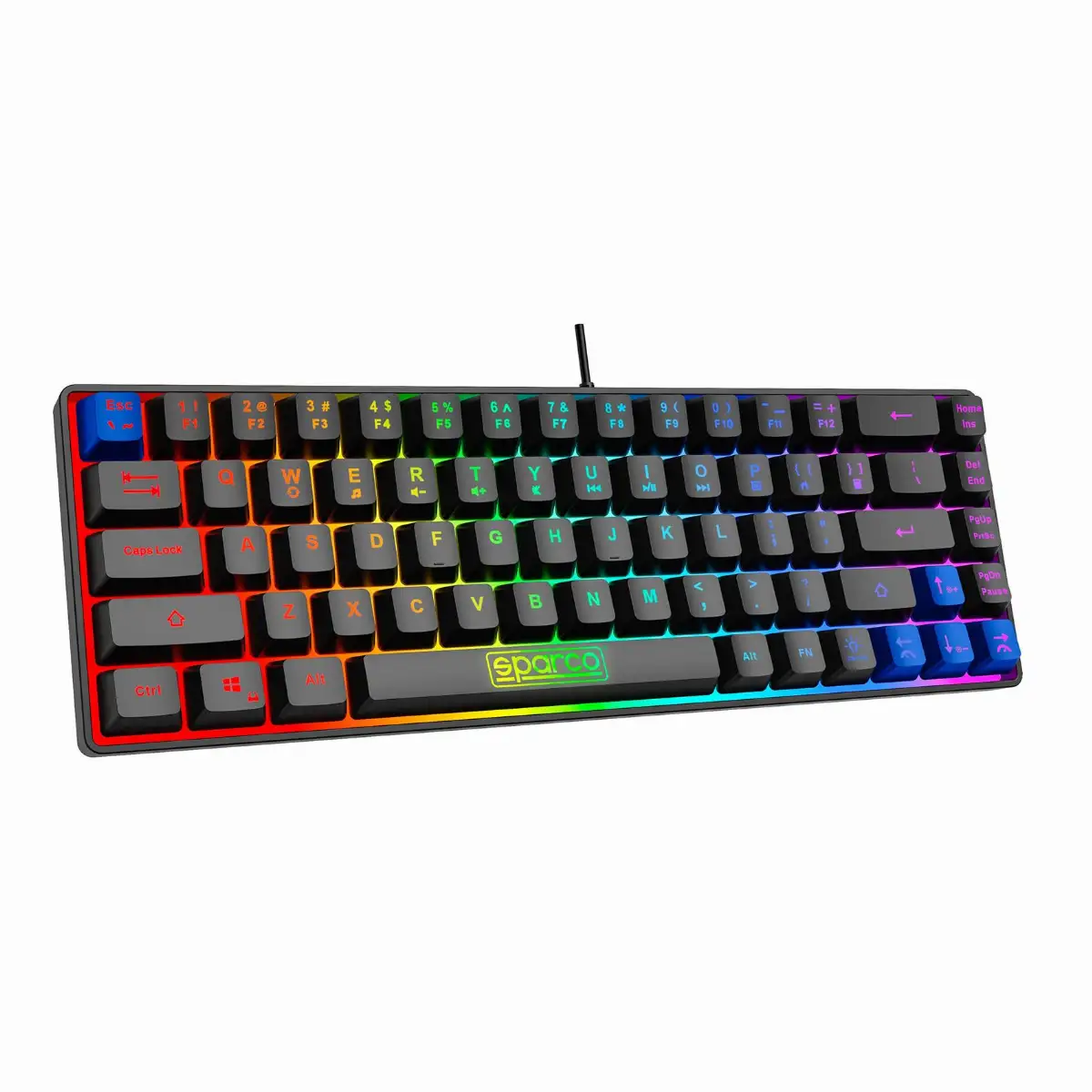 TASTIERA GAMING SPARCO GHOST MEMBRANA RGB USB