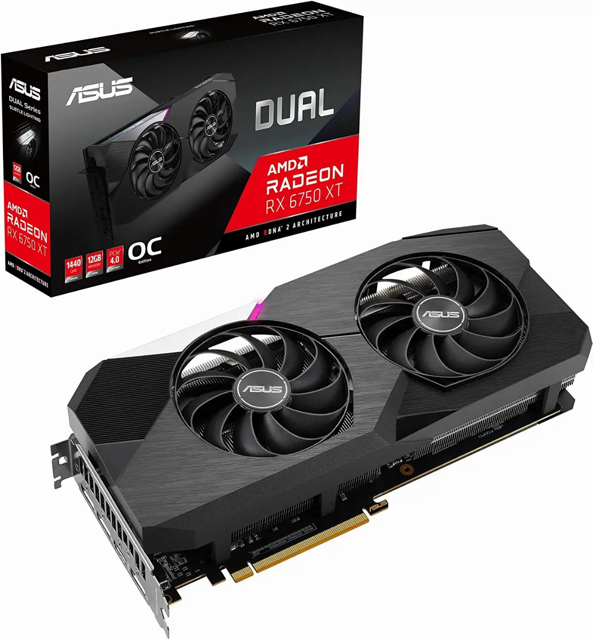 SVGA ASUS DUAL RX6750 XT 12GB GAMING AMD PCIE4.0 DDR6 HDMI DP 90YV0HK0-M0NA00