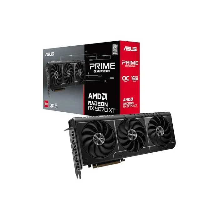 SVGA ASUS PRIME RX9070 XT OC 16GB BLACK HDMI DP 90YV0L71-M0NA00