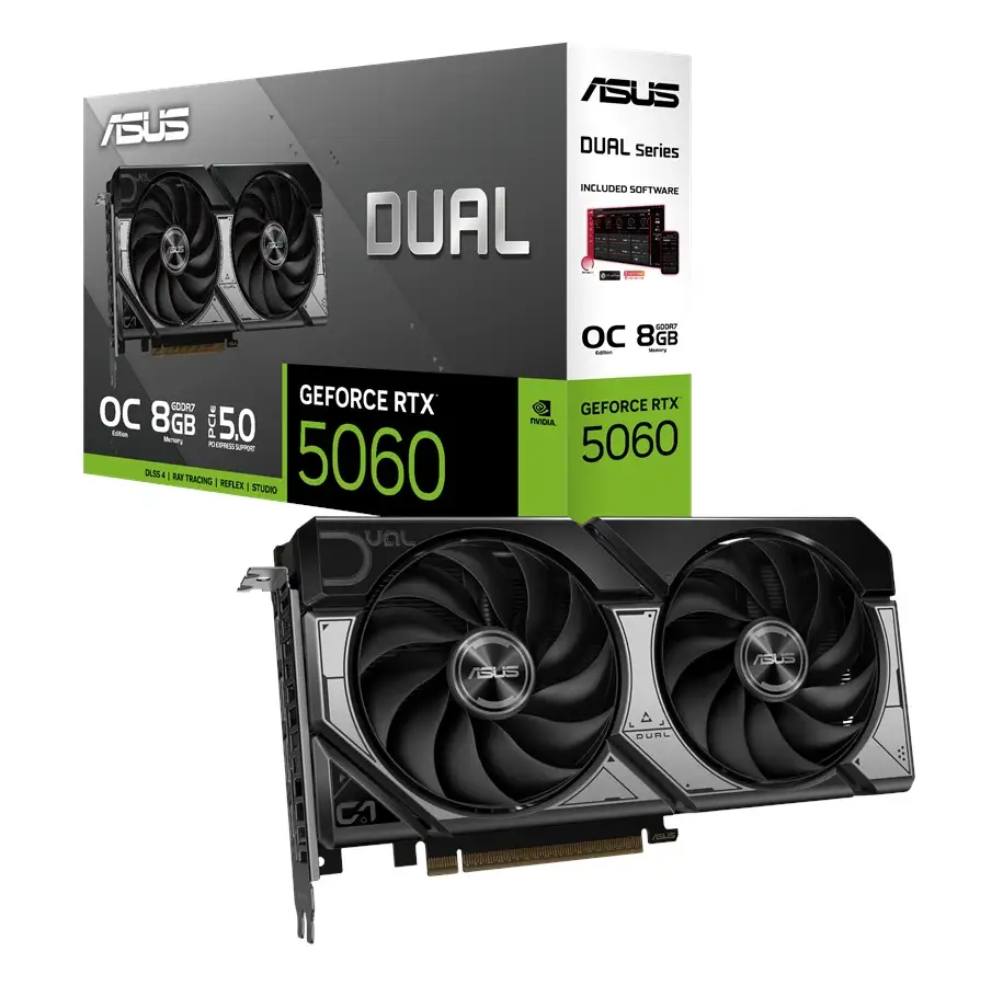 SVGA ASUS DUAL RTX5060 8G OC 8GB DDR7 HDMI DP 90YV0N12-M0NA00