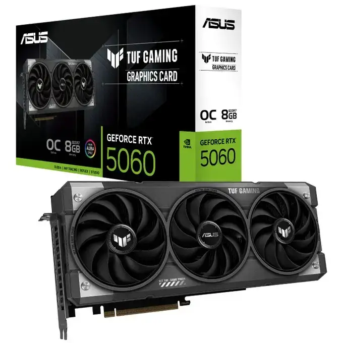 SVGA ASUS TUF RTX5060 8G OC GAMING 8GB DDR7 HDMI DP 90YV0N00-M0NA00