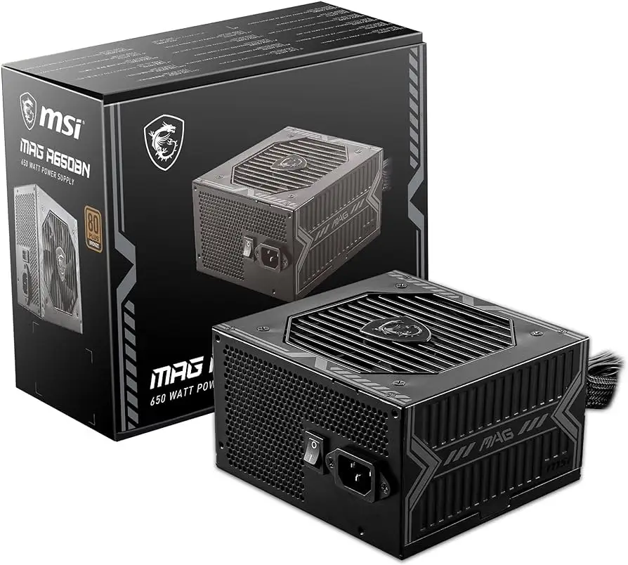 ALIMENTATORE ATX 650W MSI MAG A650BN 80+ BRONZE 12V