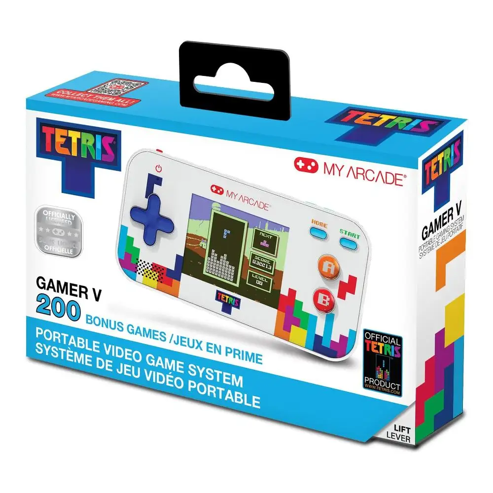 MINI CONSOLE MY ARCADE RETRO GAMES TETRIS GAMER V WHITE PLAYER 250 GIOCHI DGUNL-7030