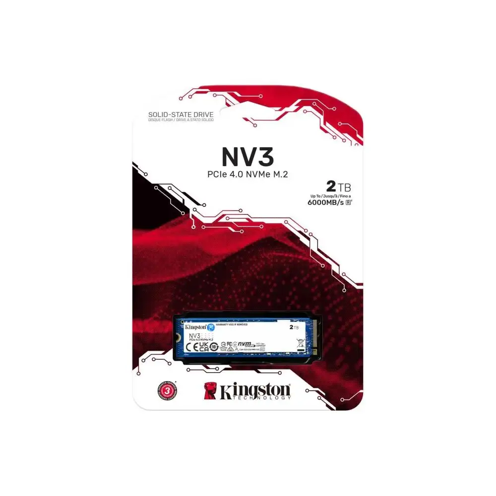 SOLID STATE DISK 2TB KINGSTON M.2 NVME PCI 4.0 NV2 SNV3S/2000G