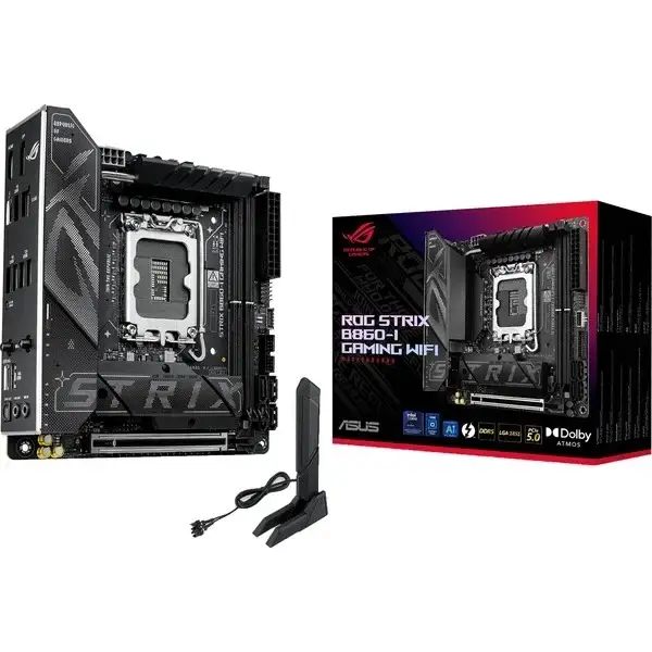 MB ASUS ROG STRIX B860-I GAMING WIFI LGA1851 DDR5 DP HDMI SATA3 M.2 BT MINI-ITX 90MB1JB0-M0EAY0