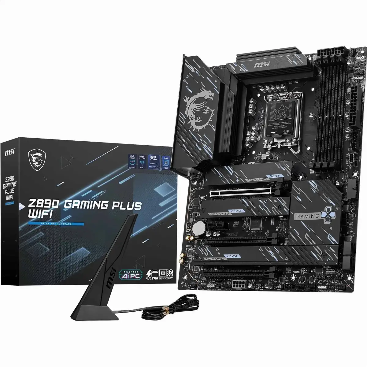 MB MSI Z890 GAMING PLUS WIFI ATX LGA1851 DDR5 PERFORMANCE GAMING