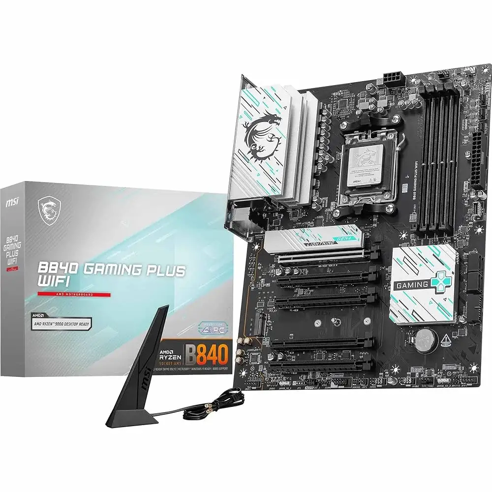 MB MSI B840M GAMING PLUS WIFI 6E ATX AM5 DDR5 PERFORMANCE GAMING
