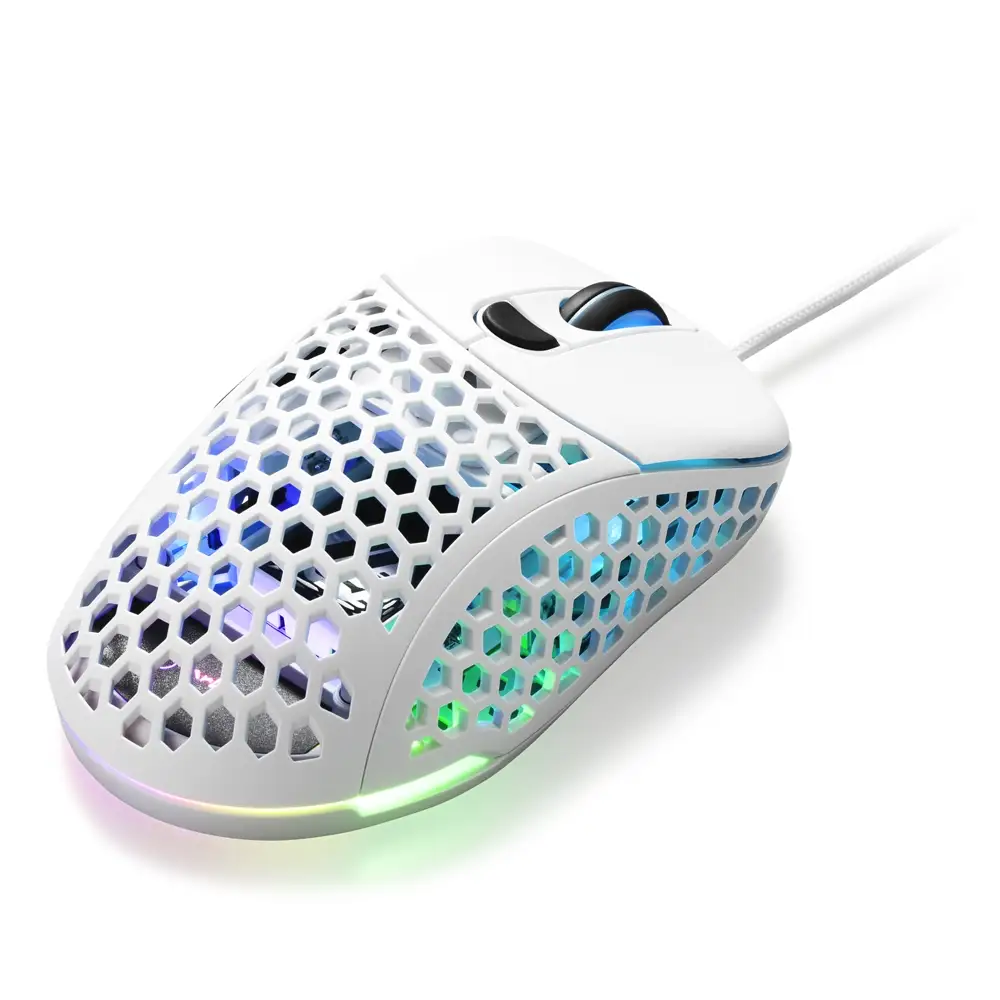 MOUSE GAMING SHARKOON LIGHT2-200 USB DPI 16000 6 TASTI WHITE