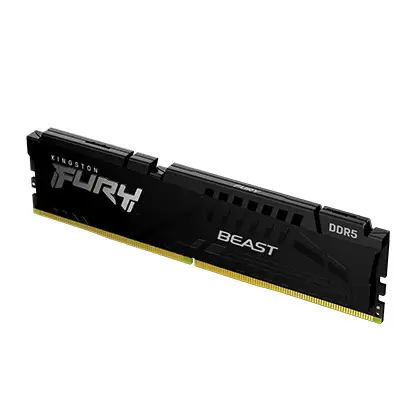 RAM 16GB 4800MHZ DDR5 FURY BEAST BLACK KINGSTON KF548C38BB-16