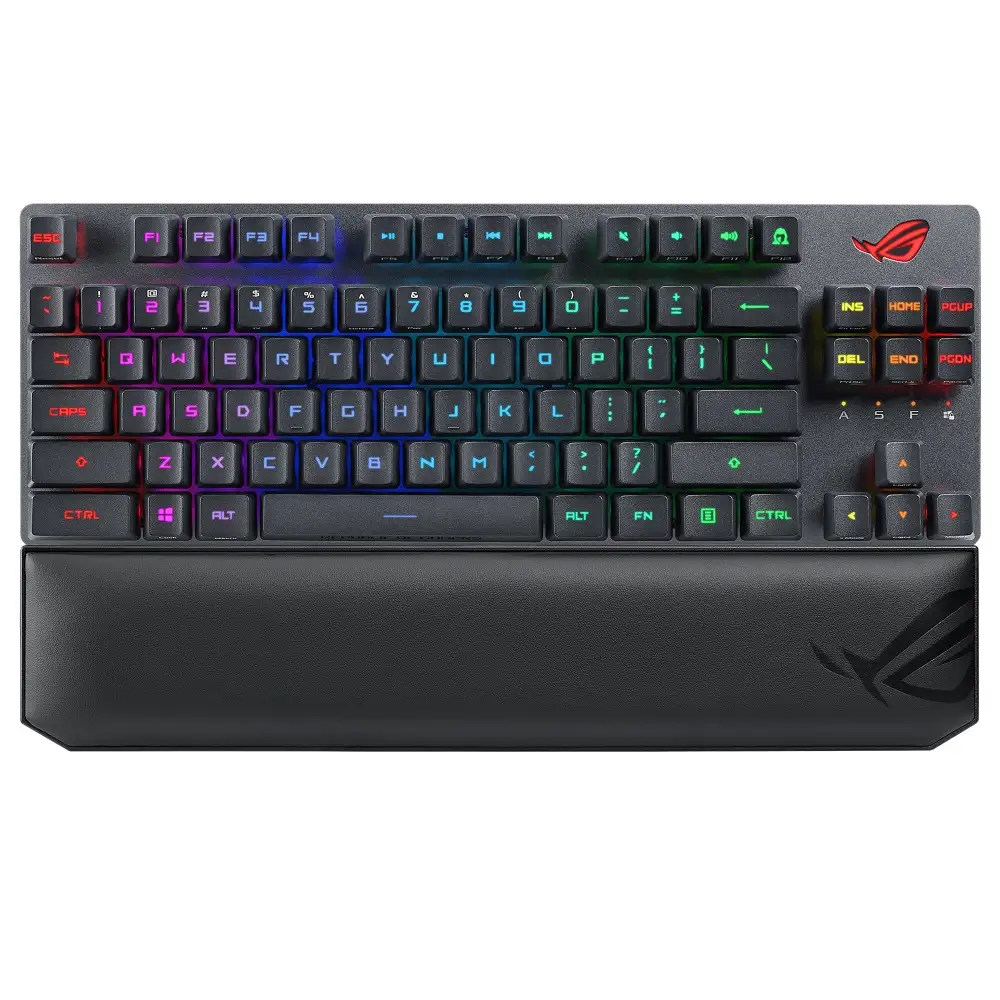 TASTIERA GAMING ASUS MECCANICA ROG STRIX SCOPE RX TKL WIRELESS DELUXE RGB RX RED USB 90MP02J0-BKIA00