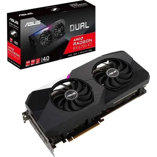 SVGA ASUS DUAL RX6700 XT 12GB GAMING AMD PCIE4.0 DDR6 HDMI DP 90YV0G82-M0NA00