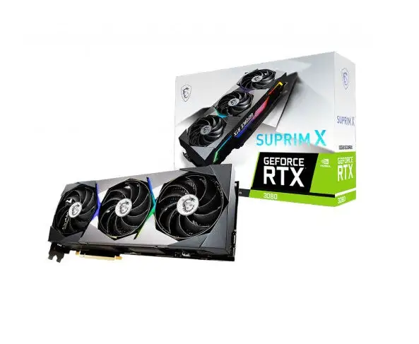 SVGA MSI RTX3080 SUPRIM X 10G 10GB DDR6 HDMI DP USB C