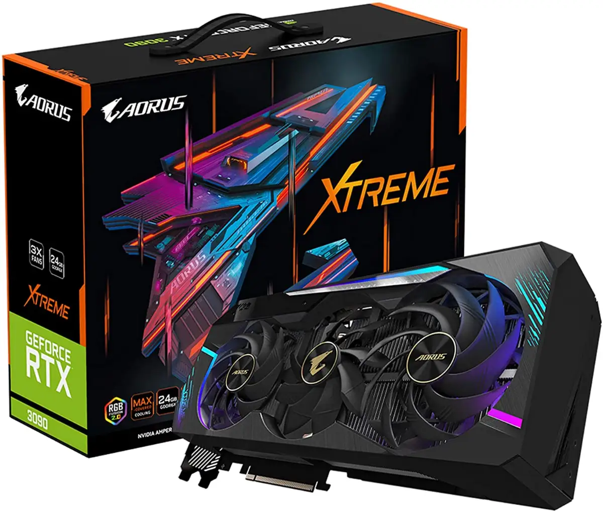 SVGA GIGABYTE RTX3090 AORUS EXTREME 24GB GV-N3090AORUS X-24GD HDMI DP