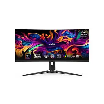 MONITOR GAMING MSI 34" MPG 341CQP QD-OLED 16:9 UWQHD 175HZ 0,03MS GTG CURVO VESA HDMI DP 9S6-3DD04T-001