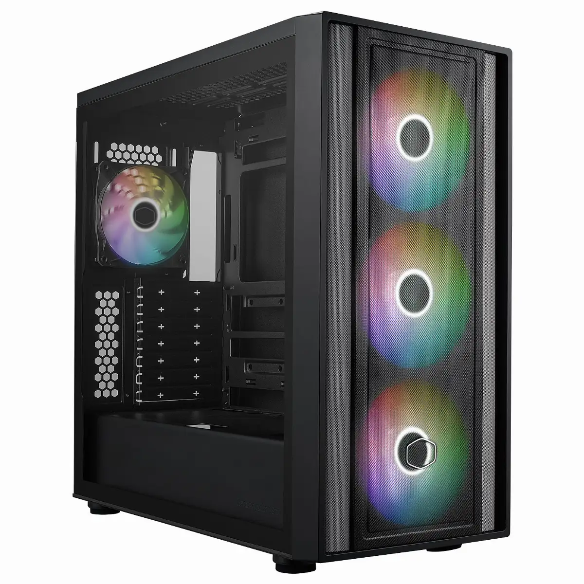Case Coolermaster Masterbox 600 Argb 3x140 1x120 Black Mb600-kgnn-s00