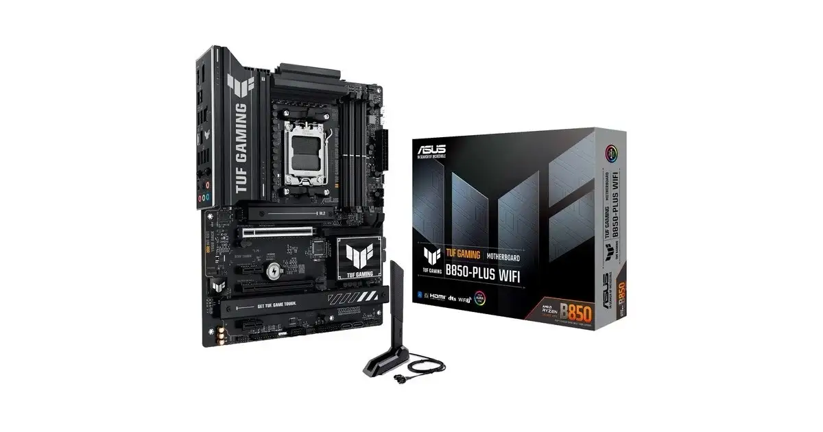 Mb Asus Tuf Gaming B850-plus Wifi B850 Am5 Ddr5 Hdmi Pcie 5.0 Sata3 M.2 Wifi Bt Usb Atx 90mb1j30-m0eay0