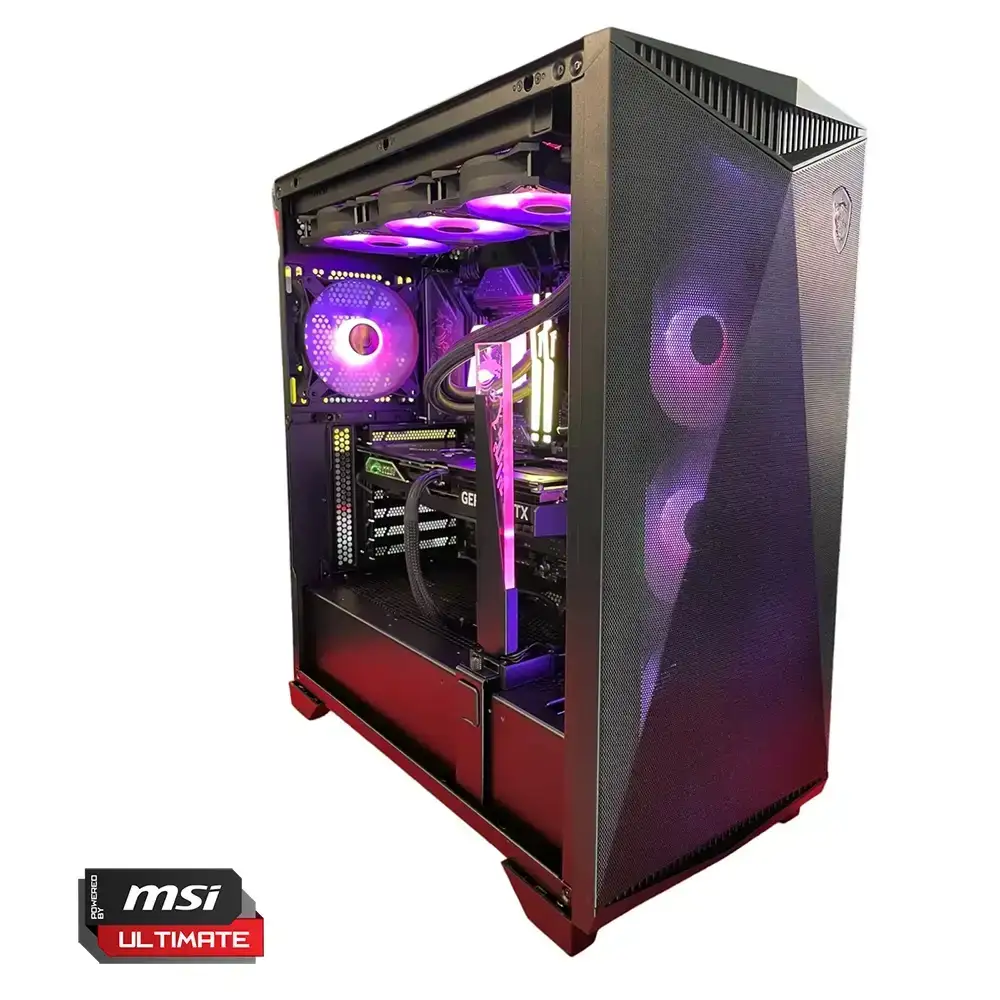 Powered By Msi - Amd Ryzen 7 9800x3d 32gb Ssd 1tb Vga Rtx5080 16gb Case Gungnir 300r 850w