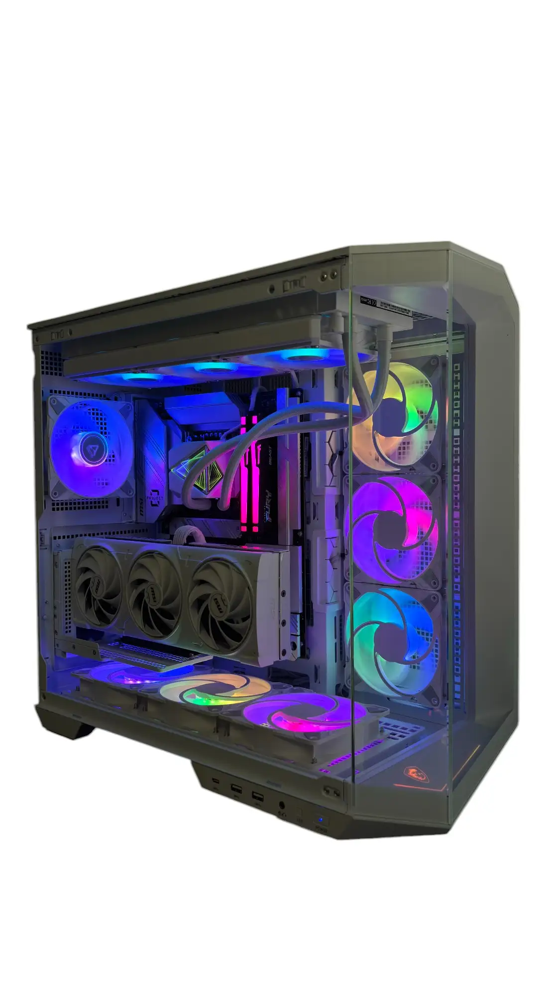 Powered By Msi - Intel I7-14700k 32gb Ssd 1tb Vga Rtx5080 16gb Case Pano 100r 850w