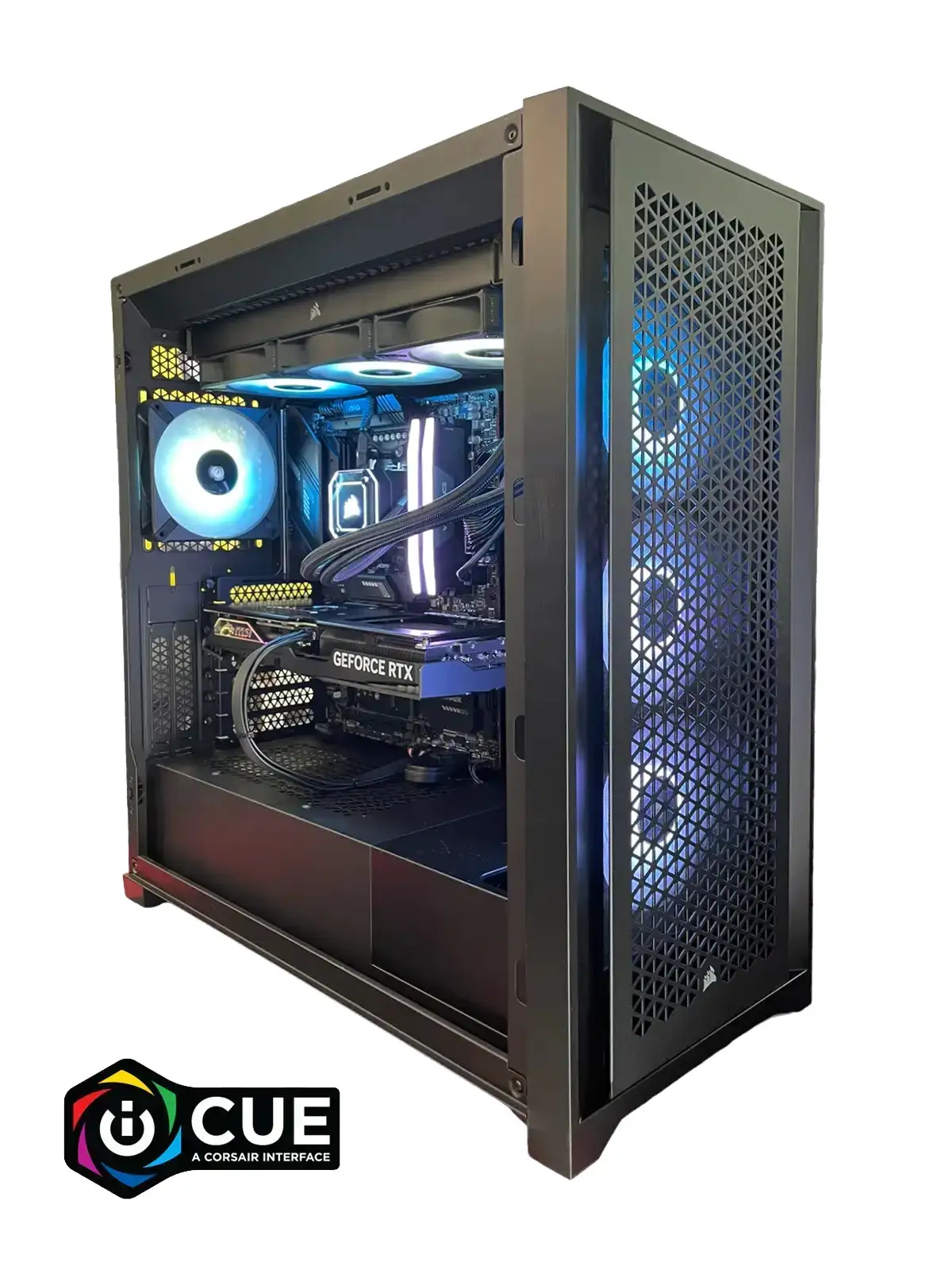 Powered By "corsair – Icue Gaming Pc" - Cpu Amd R7 9800x3d 32gb Ssd 1tb Vga Rtx5070 12gb Case 5000d Rgb 850w