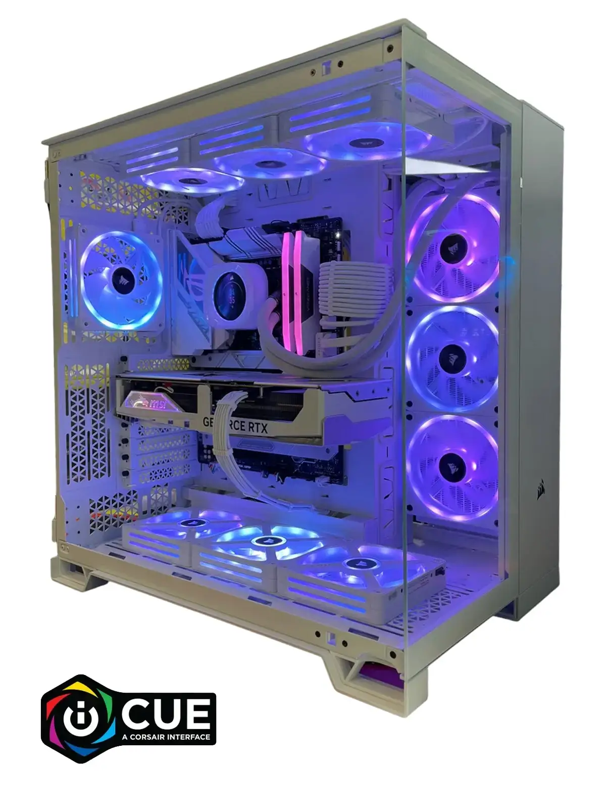 Powered By "corsair – Icue Gaming Pc" - Cpu Intel I9-14900k 32gb Ssd 1tb Vga Rtx5080 16gb Case 6500x Rgb 1000w
