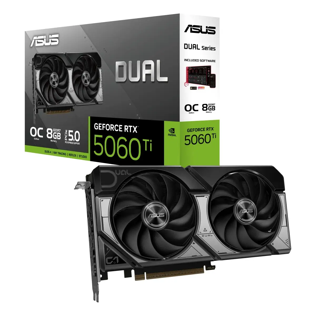 Svga Asus Dual Rtx5060ti O8g 8gb Ddr7 Hdmi Dp 90yv0mp2-m0na00